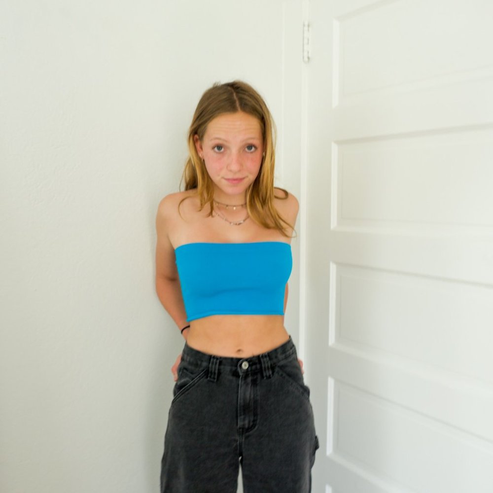 Light Blue Sugarlips Tube Top